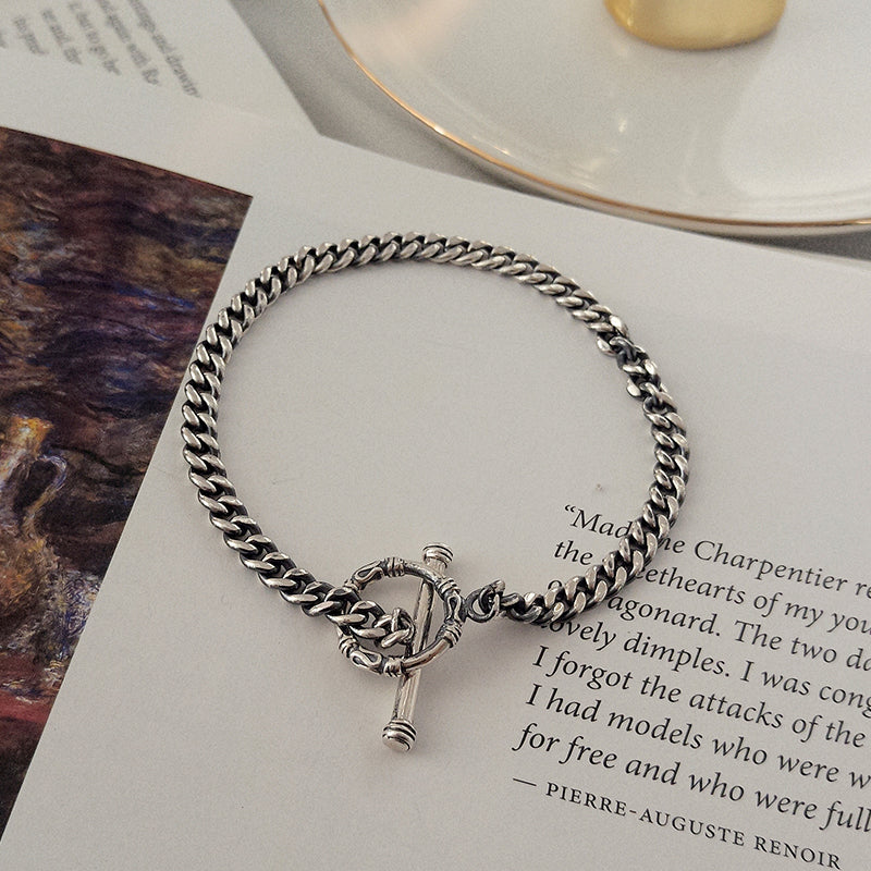 Toggle Sterling Silver Bracelet