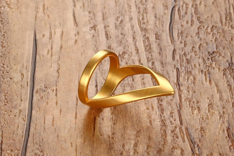 Triangle Stainless Steel Ring