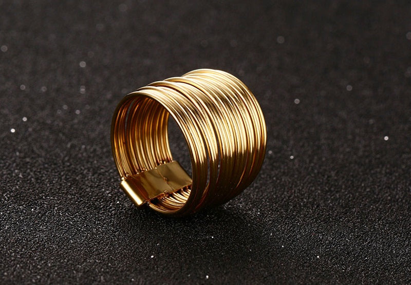 Multi Rings Stainless Steel Ring