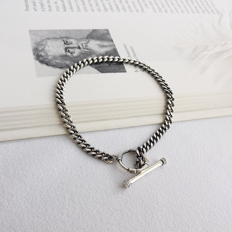 Toggle Sterling Silver Bracelet