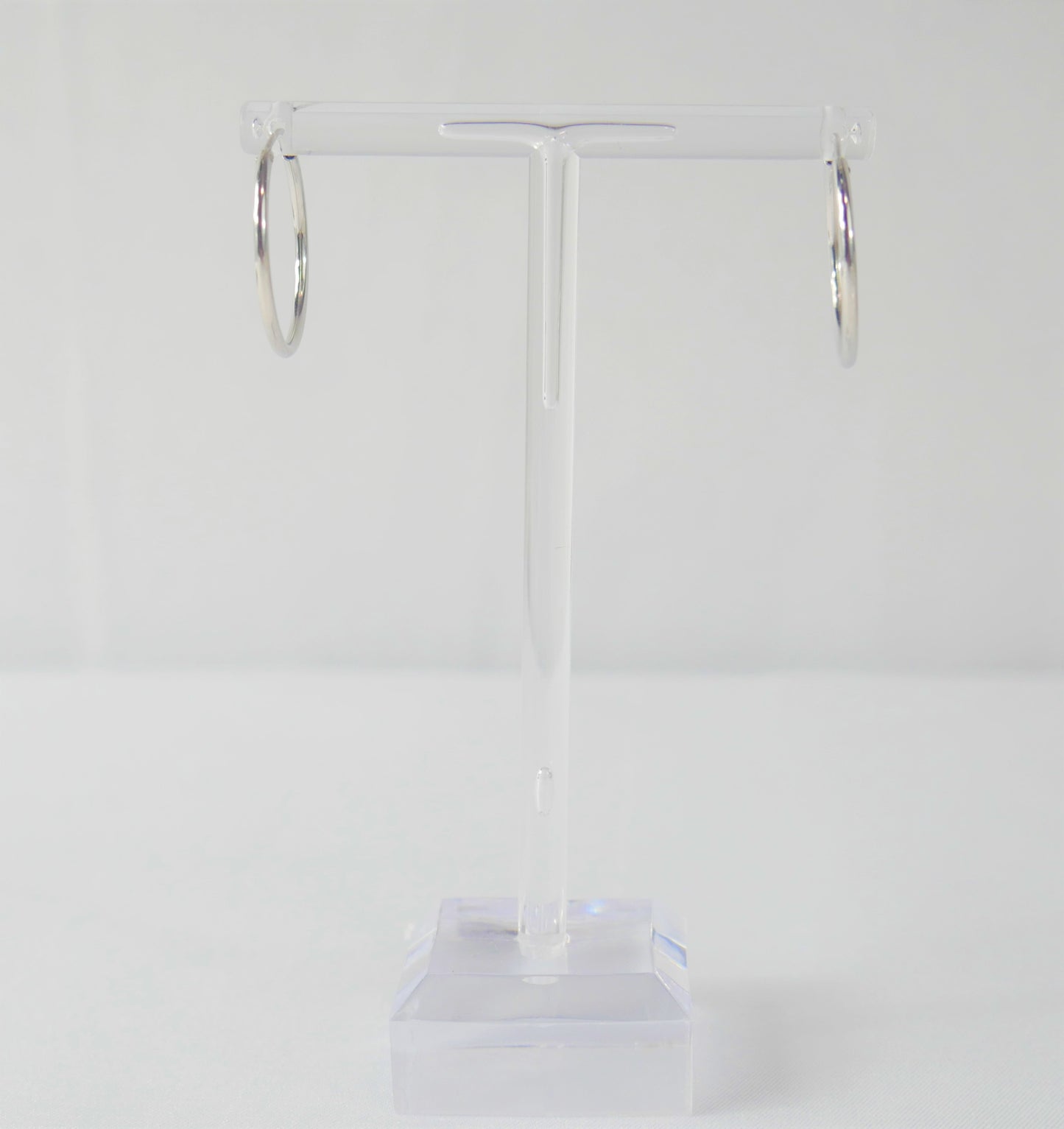 Basic & Fab .8" Hoops Sterling Silver Earrings