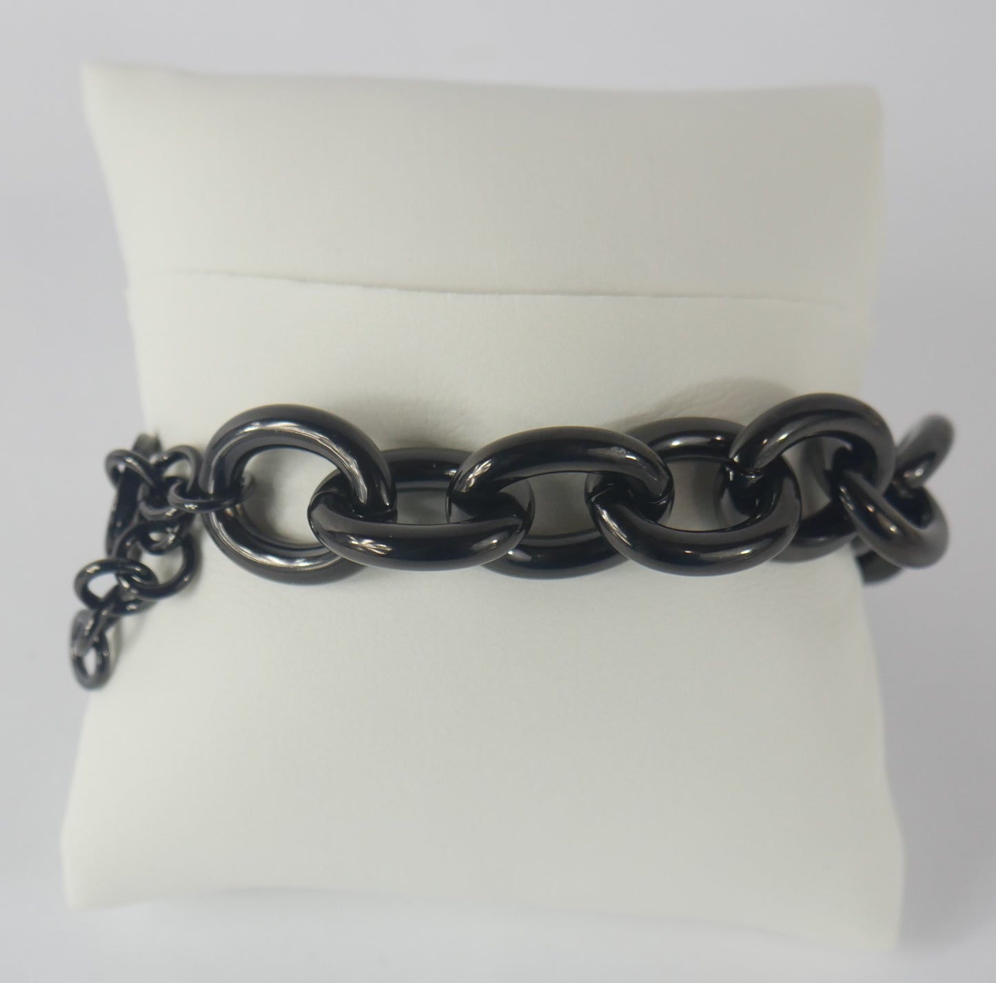 Thick Chain CZ Stainless Steel Bracelet