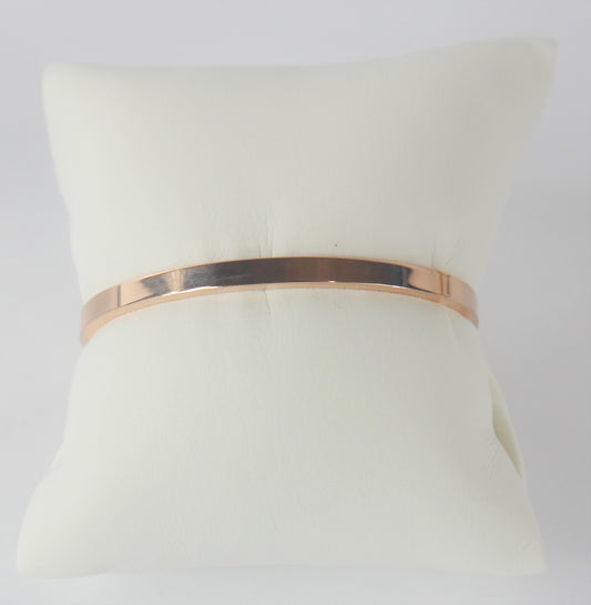 Cuff Stainless Steel Rose Gold Bracelet