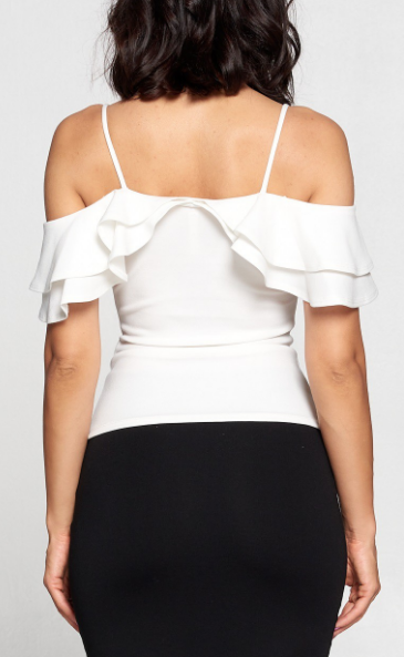 Ruffles White Shirt